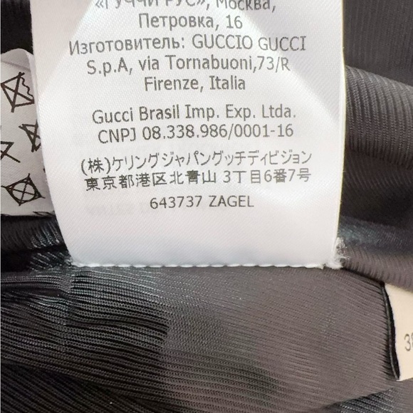 🚩steal authentic Gucci Red and Black Houndstooth Skirt - Picture 5 of 5